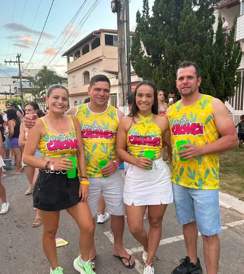 Abadá sublimado em bloco de Carnaval